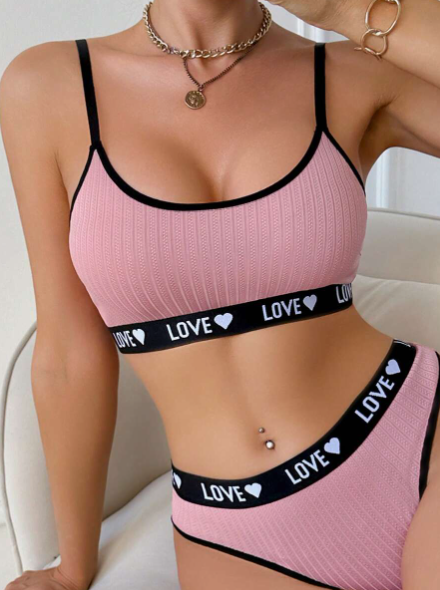 Conjunto Pink Desire – Lencería Deportiva Chic