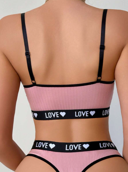 Conjunto Pink Desire – Lencería Deportiva Chic